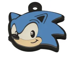 Sonic keychain print model 3D 3D print model