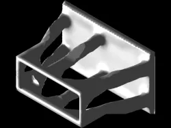 Stand with optimized topology