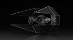 Star Wars Imperial TIE Interceptor 3D model