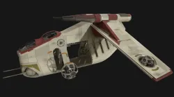 Star Wars - LAAT Low-poly 3D model