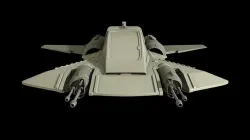 Star Wars The Mandalorian Pirate Snub Fighter 1 18th scale  3D print model