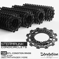 Steampunk CondiCirclets - 130 Condition Rings