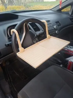 Steering Wheel Dining Table for the car 3D print model