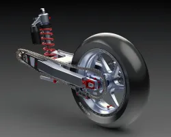 Supermoto swing arm