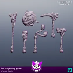 The Magmasity Ignians - Ignian Weapons