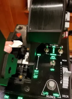 Thrustmaster Warthog Elite:Dangerous detent