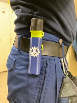 THW Gürtelhalter Paralux PX0 und PX1 Flashlight Belt Holster Technisches Hilfswerk