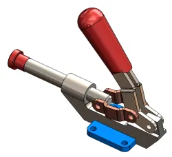 Toggler Push Clamp Design in SolidWorks | SolidWorks Tutorial