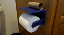Toilet paper phone (or other) shelf