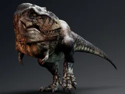 Tyrannosaurus Rex Sue Real Dinosaur Series Low-poly 3D model