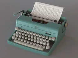 Vintage Typewriter 3D model