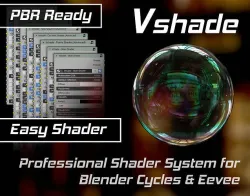 VSHADE Professional Shader System for Blender Cycles and Eevee 3D model