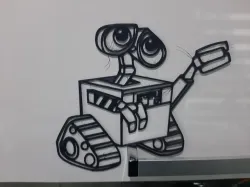 Wall-E Stencil