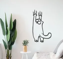 Wall Hanging Cat Decoration Simons Cat