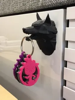 Wolf Head Magnet