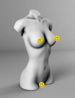 WOMAN TORSO 3D print model