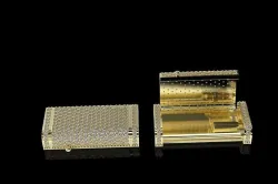 13mm X 1inch Cuban chain Lock  with two stones sizes models 3D print model