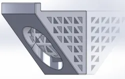 20x20 Angle bracket with M5 mounting holes