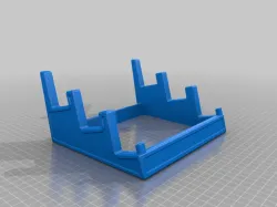 3 Layer Keyboard Display Stand - with pegs on the lowest edge