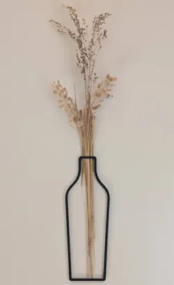 3 Vases  -  Dry Flower Wall Mount