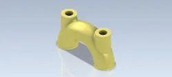 3D CAD Basic exercise/ Suspension Component/ Autodesk Inventor Pro