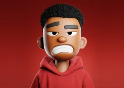 3D NFT Stylized Character Base Template in Blender 3D model