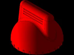 3D Regulator-Knob design Using SolidWorks & Photo Rendering