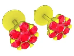 5892 diamond earrings 3D print model