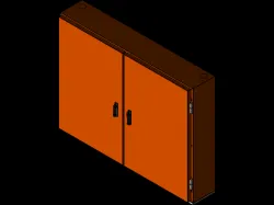 80 v wall sheet metal distribution box double open the door