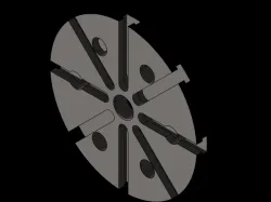 A-axis Fixture plate