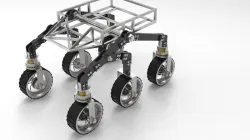 A Rocker Boogie Mars Rover design intended for university rover challenge ERC