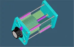 Air variable capacitor