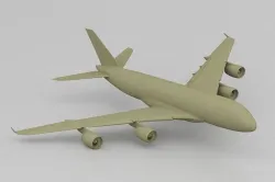 airliner boeing - boeing 3D print model