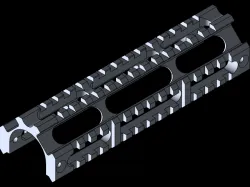 Airsoft RPK gas tube rail
