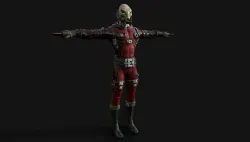 Alien NFT Model with all the source files and textures Low-poly 3D model