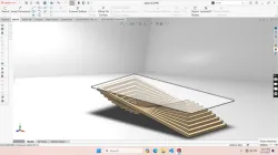 Artistic Wooden Table