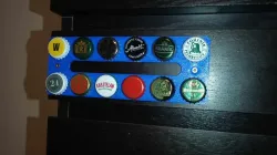beer caps display