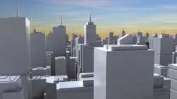 Buildings tall building Low-poly 3D model