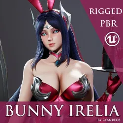Bunny Irelia - Game Ready Low-poly 3D model
