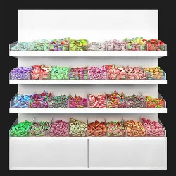 Candy rack 2 3D model