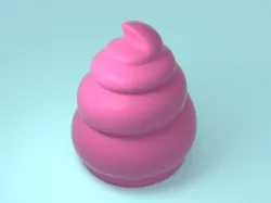 Cartoon Ice Cream Top 3D print model