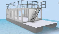 casa flotante 12m