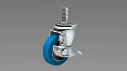 caster　with lock