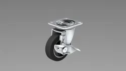 CASTER WITH LOCK