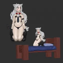 Cerberus from Helltaker 32mm