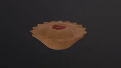 Cherry Pie 3D Model Low-poly 3D model