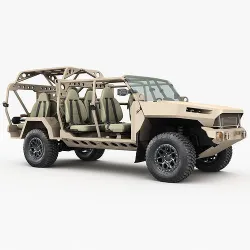 Chevy Colorado ZR2 military ISV 3D model