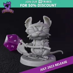 Chibi Forge Ratman with Axe