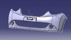 CLOSE BODY CREATION: Create B & C Surface from A Surface - CAR BUMPER