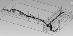 Conveyor systems, vertical conveyors, diverter conveyors